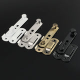 Alise SUS304 Stainless Steel Gate Latches Pet Door Latch Bolt Lock Heavy Duty Flip Latch 2.5mm-Thick Matte Black,MS9500-B