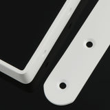 Alise Floating Shelf Bracket Widened and Thickened Stainless Steel Brackets Heavy Duty Corner Brace Support Wall Hanging 6x4Inch,4Pcs White Finish,J150X25W-4P