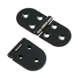 Alise 10 Pcs Stainless Steel Sewing Machine Table Folding Flip Top Hinge,Black Finish,HY-WTL8030B-10P