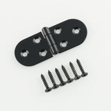 Alise 10 Pcs Stainless Steel Sewing Machine Table Folding Flip Top Hinge,Black Finish,HY-WTL8030B-10P