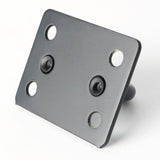 Alise 2Pcs Padlock Hasp Door Clasp Gate Lock Latch,SUS 304 Stainless Steel Matte Black Finish,MS9B-5C-2P
