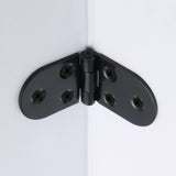 Alise 10 Pcs Stainless Steel Sewing Machine Table Folding Flip Top Hinge,Black Finish,HY-WTL8030B-10P