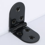 Alise 10 Pcs Stainless Steel Sewing Machine Table Folding Flip Top Hinge,Black Finish,HY-WTL8030B-10P