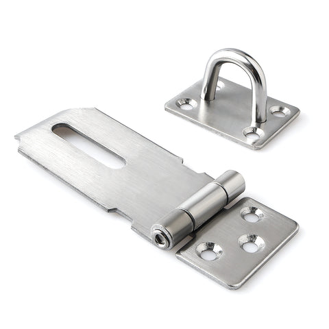2.5/3/4 Inch No-Punch Drawer Locks With Keys Extra Safety Metal Silver  Buckle Lock Wide Applicability Locking Hasp Staple Set - AliExpress