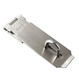 Alise Padlock Hasp Door Clasp Gate Lock SUS 304 Stainless Steel Finish,Silver,MS9-5B
