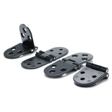 Alise 4 Pcs Sewing Machine Table Folding Flip Top Hinge,Black HY4004B-4P