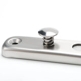 Alise Chain Door Guard Latch Lock with Spring Anti-Theft Press Lock,Stainless Steel Brushed Nickel,FD9000-LS