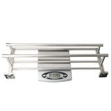 Alise Bathroom Lavatory Towel Rack Towel Shelf with Two Towel Bars Wall Mount Holder,24-Inch SUS 304 Stainless Steel Brushed Nickel,GZ8000-LS