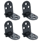 Alise 4 Pcs Sewing Machine Table Folding Flip Top Hinge,Black HY4004B-4P