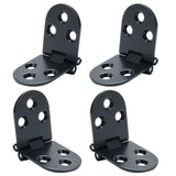 Alise 4 Pcs Sewing Machine Table Folding Flip Top Hinge,Black HY4004B-4P
