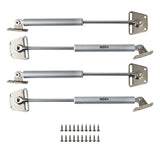 Alise 100N/22.5lb Up Opening Pneumatic Support,Metal Head Gas Strut,Gas Spring,Lid Support,Gas Shocks,Lift Support,Lid Stay,4 Pcs,HC9100-4P