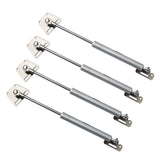 Alise 100N/22.5lb Up Opening Pneumatic Support,Metal Head Gas Strut,Gas Spring,Lid Support,Gas Shocks,Lift Support,Lid Stay,4 Pcs,HC9100-4P