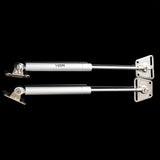 Alise 100N/22.5lb Up Opening Pneumatic Support,Metal Head Gas Strut,Gas Spring,Lid Support,Gas Shocks,Lift Support,Lid Stay,4 Pcs,HC9100-4P
