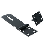 Alise Padlock Hasp Door Clasp Hasp Latch Lock,SUS 304 Stainless Steel Matte Black,MS99-B