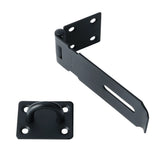 Alise Padlock Hasp Door Clasp Hasp Latch Lock,SUS 304 Stainless Steel Matte Black,MS99-B