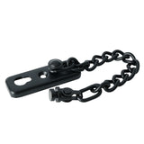 Alise Stainless Steel Chain Door Guard with Spring Anti-Theft Press Lock,Matte Black,FD9000-B