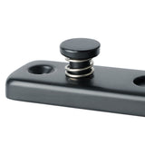 Alise Stainless Steel Chain Door Guard with Spring Anti-Theft Press Lock,Matte Black,FD9000-B
