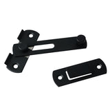 Alise 2 Pcs Stainless Steel Gate Latches Flip Latch Safety Door Lock,Matte Black,MS9001B-2P