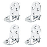 Alise 4 Pcs Sewing Machine Table Folding Flip Top Hinge,Chrome,HY4004-4P
