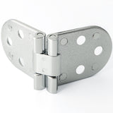 Alise 4 Pcs Sewing Machine Table Folding Flip Top Hinge,Chrome,HY4004-4P