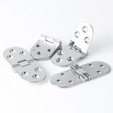Alise 4 Pcs Sewing Machine Table Folding Flip Top Hinge,Chrome,HY4004-4P