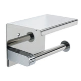 Alise Toilet Paper Holder Tissue Holders Paper Storage with Mobile Phone Storage Shelf,GG5200 SUS304 Stainless Steel Polished Chrome,GG5200