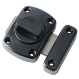 Alise Rotate Bolt Latch Gate Latches Safety Door Lock Plating Black,MS220E-B