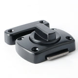 Alise Rotate Bolt Latch Gate Latches Safety Door Lock Plating Black,MS220E-B