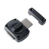 Alise Rotate Bolt Latch Gate Latches Safety Door Lock Plating Black,MS220E-B