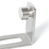 Alise Stainless Steel Flip Latch Right Angle Gate Latches Bar Latch for Window Moving Sliding Barn Bathroom Doors,Brushed Nickel,MS9001K