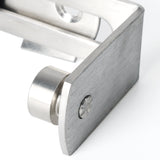 Alise Stainless Steel Flip Latch Right Angle Gate Latches Bar Latch for Window Moving Sliding Barn Bathroom Doors,Brushed Nickel,MS9001K