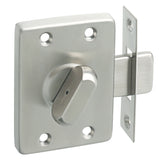 Alise Rotate Bolt Latch SUS 304 Stainless Steel Gate Latches Safety Door Slide Lock,MS026F-LS Brushed Nickel,MS026F-LS