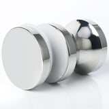 Alise Solid SUS304 Stainless Steel Bathroom Round Single Sided Shower Glass Door Handle Pull Knob Polished Chrome,L9000