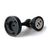Alise Magnetic Door Stop Door Stopper Holder Catch Heavy Duty Screw Floor/Wall Mount Black,MX3100-B