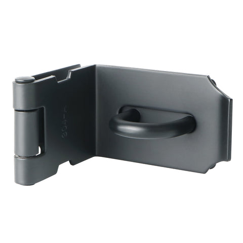 Alise Right Angle Padlock Hasp Security Door Clasp Hasp Lock Latch,Stainless Steel Matte Black Finish, MS9KB-4