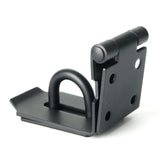 Alise Right Angle Padlock Hasp Security Door Clasp Hasp Lock Latch,Stainless Steel Matte Black Finish, MS9KB-4