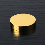 Alise 1-Inch Dia Brass Mirror Screws Cap Cover Nails Golden Finish 4 Pcs,ZS525G-4P