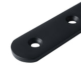 Alise 4mm-Thicker Heavy Duty Stainless Steel Brackets Floating Shelf Bracket Corner Brace Support 6x4 Inch,4 Pcs Matte Black,J5217B-4P