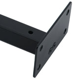 Alise 10-Inch Stainless Steel Shelf Brackets Heavy Duty"T" Brackets for Floating Shelves Boards Wall Hanging Support,Black Finish（Pack of 2）,JT250B-2P