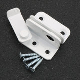 Alise 2 Pcs Flip Latch Gate Latches Slide Bolt Latch Safety Door Lock Catch Stainless Steel White Finish,MS3001W-2P