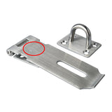 Alise MS9 Padlock Hasp Door Clasp Gate Lock SUS 304 Stainless steel Finish,Silver