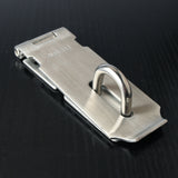 Alise MS9 Padlock Hasp Door Clasp Gate Lock SUS 304 Stainless steel Finish,Silver