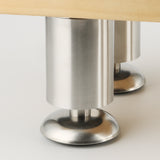 Alise Sofa Legs Stainless Steel Thickened Ambry Foot Tea Table and Chair Footstool Replacement Furniture Support Leg Adjustable Cabinet Legs 4x2 Inch,Brushed Nickel Pack of 4 Brushed Nickel,SJF50X100-4P