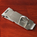 Alise MS9 Padlock Hasp Door Clasp Gate Lock SUS 304 Stainless steel Finish,Silver