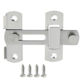 Alise Stainless Steel Flip Latch Gate Latches Bar Latch Safety Door Lock,Brushed Finish,MS9001