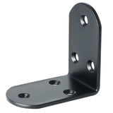 Alise 4 Pcs Shelf Bracket Stainless Steel Brackets Heavy Duty Corner Brace Support Fastener Wall Hanging,J3208B-4P Black,J3208B-4P