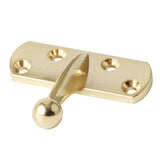 Alise Gate Latches Swing Bar Door Guard Burglar-Proof Padlock Door Clasp Lock,Golden Finished,MS570-G