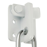 Alise 2 Pcs Flip Latch Gate Latches Slide Bolt Latch Safety Door Lock Catch Stainless Steel White Finish,MS3005W-2P