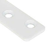 Alise 4 Pcs Stainless Steel Floating Shelf Bracket Heavy Duty Hidden Brackets Supports Blind Shelf Wall Mount 6-Inch,White,JY8006W-4P
