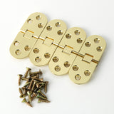 Alise 4 Pcs Sewing Machine Table Folding Flip Top Hinge,Golden HY4004G-4P